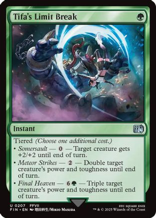 Tifa's Limit Break (FIN-207) - FINAL FANTASY Foil
