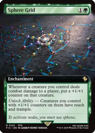 Sphere Grid (Extended Art) (FIC-123) - Commander: FINAL FANTASY