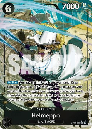 Helmeppo (Alternate Art) (OP11-092) A Fist of Divine Speed Foil