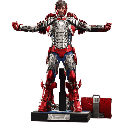 Marvel Studios: Iron Man 2: Tony Stark (Mark V Suit Up Version) MMS600 - 1/6th Scale Collectible Figure (Deluxe Version)
