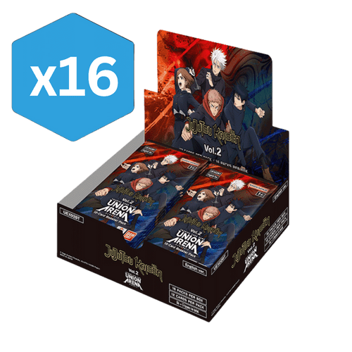 Union Arena: Jujutsu Kaisen Vol. 2 - UEX02BT Booster Box (Sealed Case of 16)