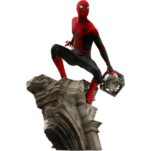 Marvel Studios: Spider-Man: No Way Home:Spider-Man (Battling Version) Movie Promo Edition MMS625 - 1/6th Scale Collectible Figure