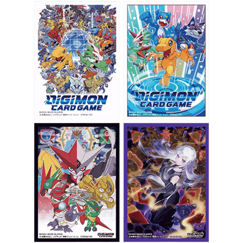 Digimon TCG: Official Card Sleeves 01 2025 (60ct) (Set of 4)