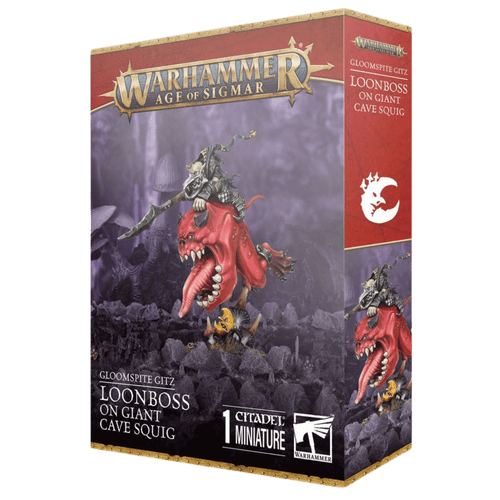 Warhammer Age of Sigmar: Gloomspite Gitz - Loonboss on Giant Cave Squig (4th Edition)