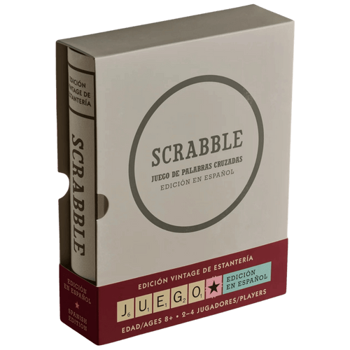 Scrabble: Vintage Bookshelf Edition (Spanish Language)