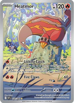 Heatmor - 104/086 104 - SV White Flare Holofoil