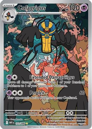 Cofagrigus - 123/086 123 - SV White Flare Holofoil