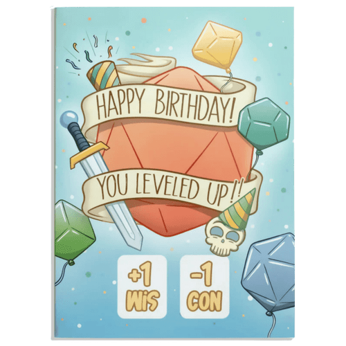 Forged Gaming: GlassStaff Birthday Greeting Card