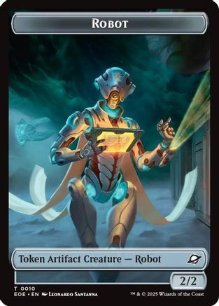 Robot // Lander (0008) Double-Sided Token (EOE-10 // 8) - Edge of Eternities