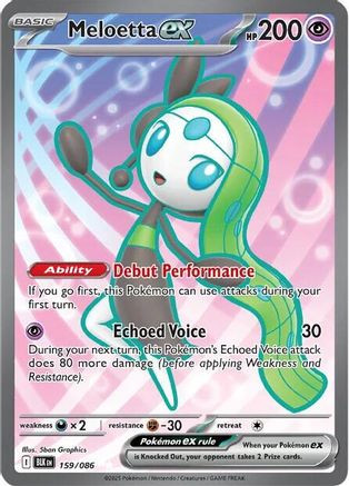 Meloetta ex - 159/086 159 - SV Black Bolt Holofoil