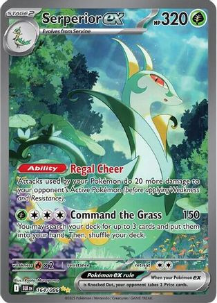 Serperior ex - 164/086 164 - SV Black Bolt Holofoil