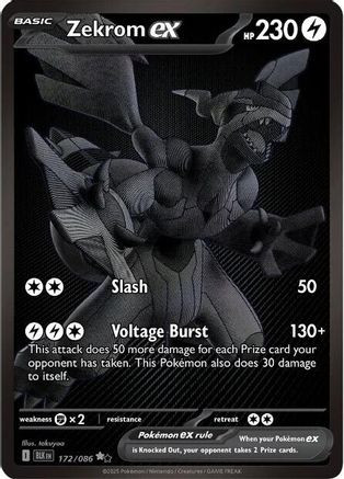 Zekrom ex - 172/086 172 - SV Black Bolt Holofoil