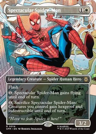 Spectacular Spider-Man (Borderless) (SPM-014) - Marvel's Spider-Man