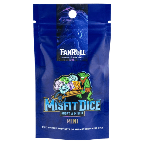 FanRoll: Misfit Dice - Adopt a Misfit - Mini Polyhedral Blind Pack (14)