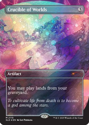 Crucible of Worlds (Galaxy Foil) (SLD-2110) - Secret Lair Drop