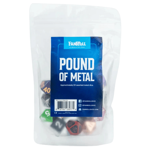 FanRoll: Pound of Metal Dice (Assorted)