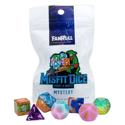 FanRoll: Misfit Dice - Adopt a Misfit - Polyhedral Blind Pack (Resin) (7)