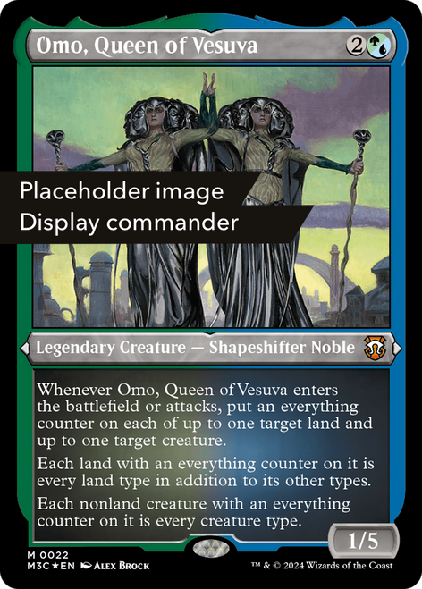 Omo, Queen of Vesuva (M3C-149) - Modern Horizons 3 Commander Foil