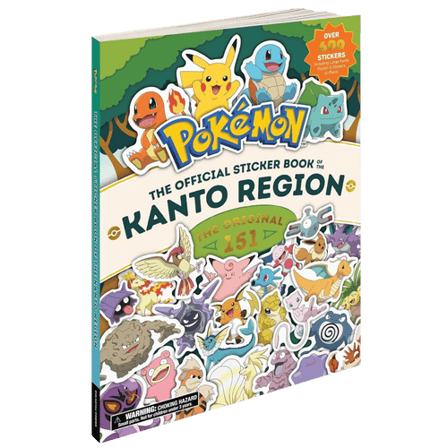 Pokemon: The Official Sticker Book of the Kanto Region