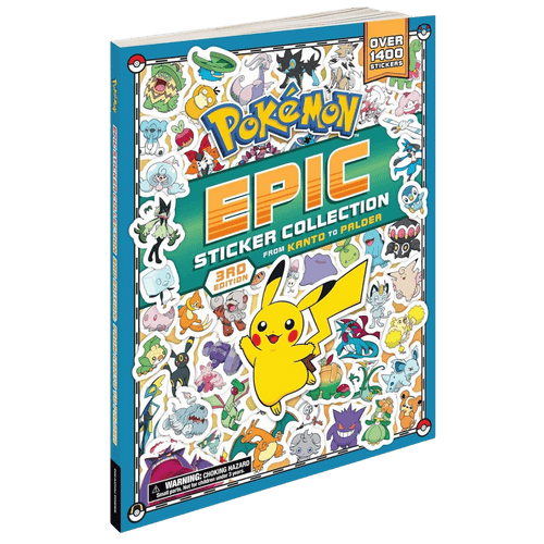 Pokemon: Epic Sticker Collection From Kanto to Paldea (3rd Edition)