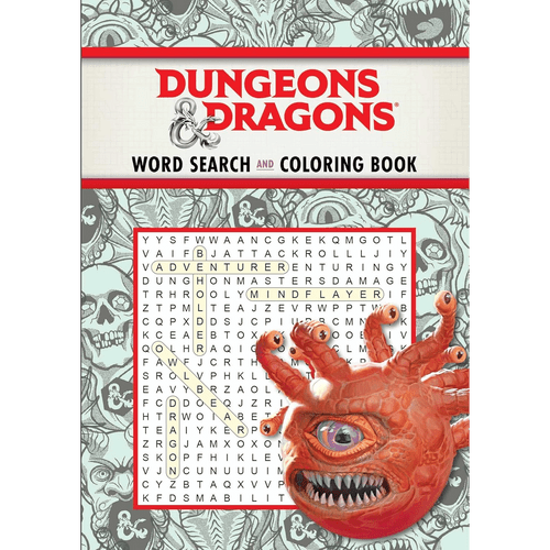 Dungeons & Dragons: Word Search and Coloring Book