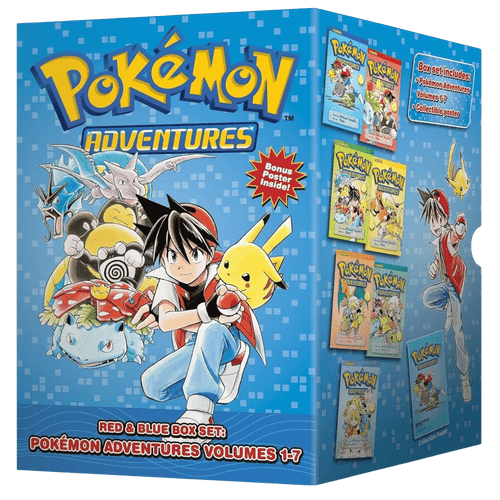 Pokemon Adventures: Red & Blue Box Set - Volumes 1-7