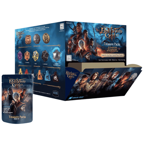 Sirius Dice: D&D Baldur's Gate 3 - Treasure Pack Dice Sets - Display (25)
