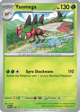 Yanmega - 187 187 - SV Scarlet  Violet Promo Cards Holofoil