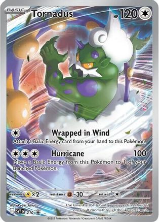 Tornadus - 210 210 - SV Scarlet  Violet Promo Cards Holofoil