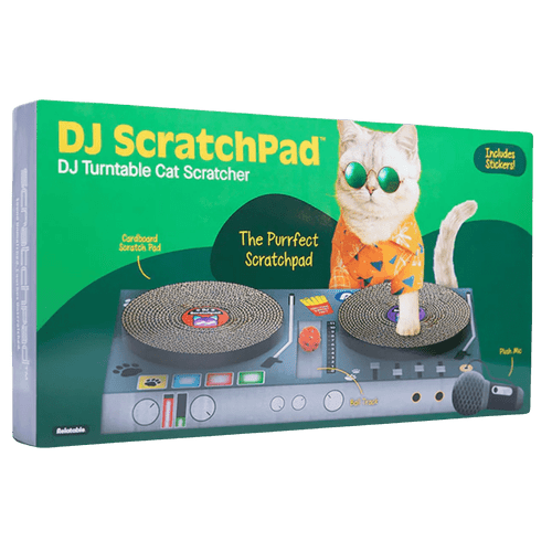 Dj ScratchPad: Dj Turntable Cat Scratcher