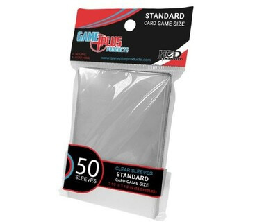 Standard Card Game Size Sleeves - Clear (50ct)