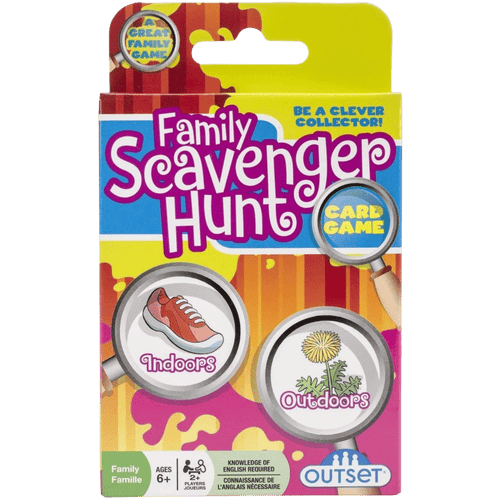 Family Scavenger Hunt Card Game