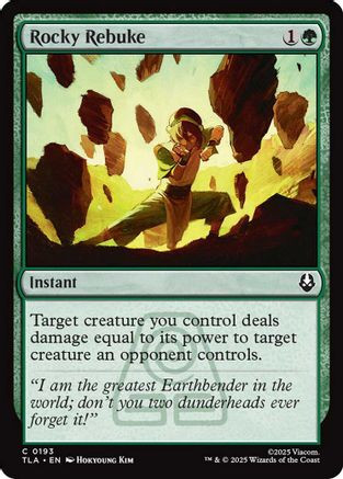 Rocky Rebuke (TLA-193) - Avatar: The Last Airbender