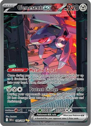 Genesect ex - 169/086 169 - SV Black Bolt Holofoil (MP)