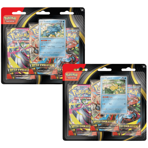 Pokemon: Mega Evolution - Three-Booster Blister Pack (Set of 2)