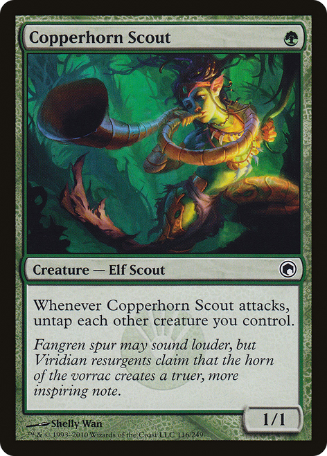 Copperhorn Scout (SOM-116) - Scars of Mirrodin