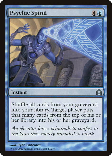 Psychic Spiral (RTR-047) - Return to Ravnica