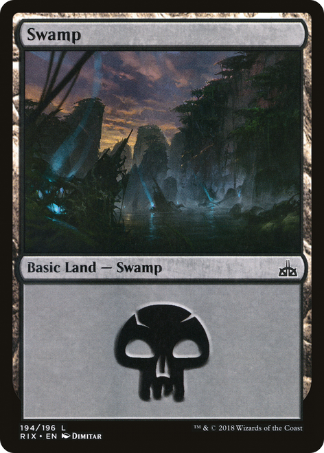 Swamp (RIX-194) - Rivals of Ixalan
