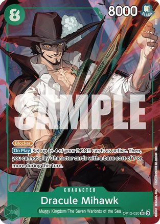 Dracule Mihawk (Alternate Art) (OP12-030) Legacy of the Master Foil