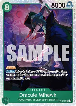 Dracule Mihawk (OP12-030) Legacy of the Master Foil