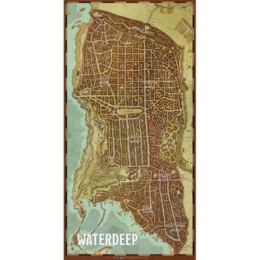 Dungeons & Dragons RPG: Waterdeep Vinyl Game Mat