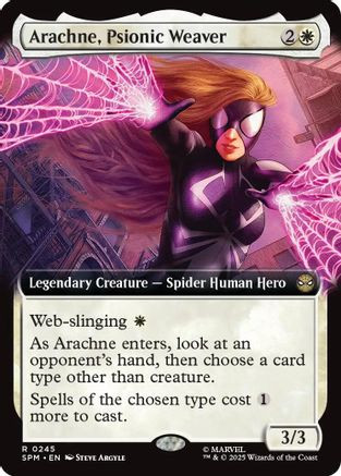 Arachne, Psionic Weaver (Extended Art) (SPM-245) - Marvel's Spider-Man