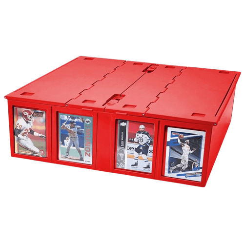 BCW Supplies: Collectible Card Bin - 3200 - Red