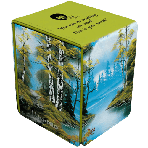 Ultra Pro Deck Box: Bob Ross Lakeside Path (Alcove Flip)