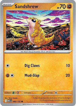 Sandshrew 68 - ME01 Mega Evolution
