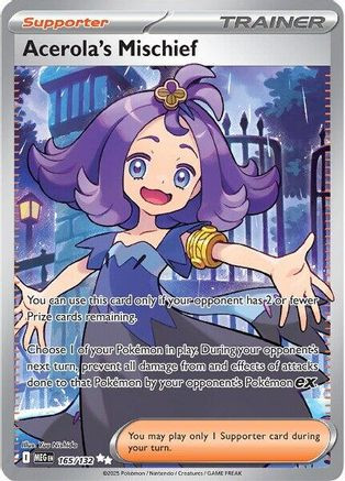 Acerola's Mischief - 165/132 165 - ME01 Mega Evolution Holofoil