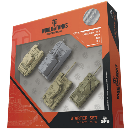 World of Tanks Miniatures Game: Starter Set (Centurion Mk. I, Maus, T29, IS-3) (15th Anniversary Edition)