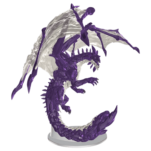 Dungeons & Dragons Miniatures: Icons of the Realms - Adult Amethyst Dragon (Pre-painted) (PREORDER)