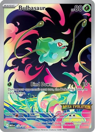 Bulbasaur - 133/132 (Mega Evolution Stamped) 133 - ME01 Mega Evolution Holofoil