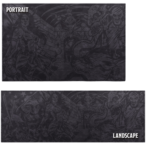 Ultimate Game Master: Magnetic & Modular DM Screen - Landscape (Black)